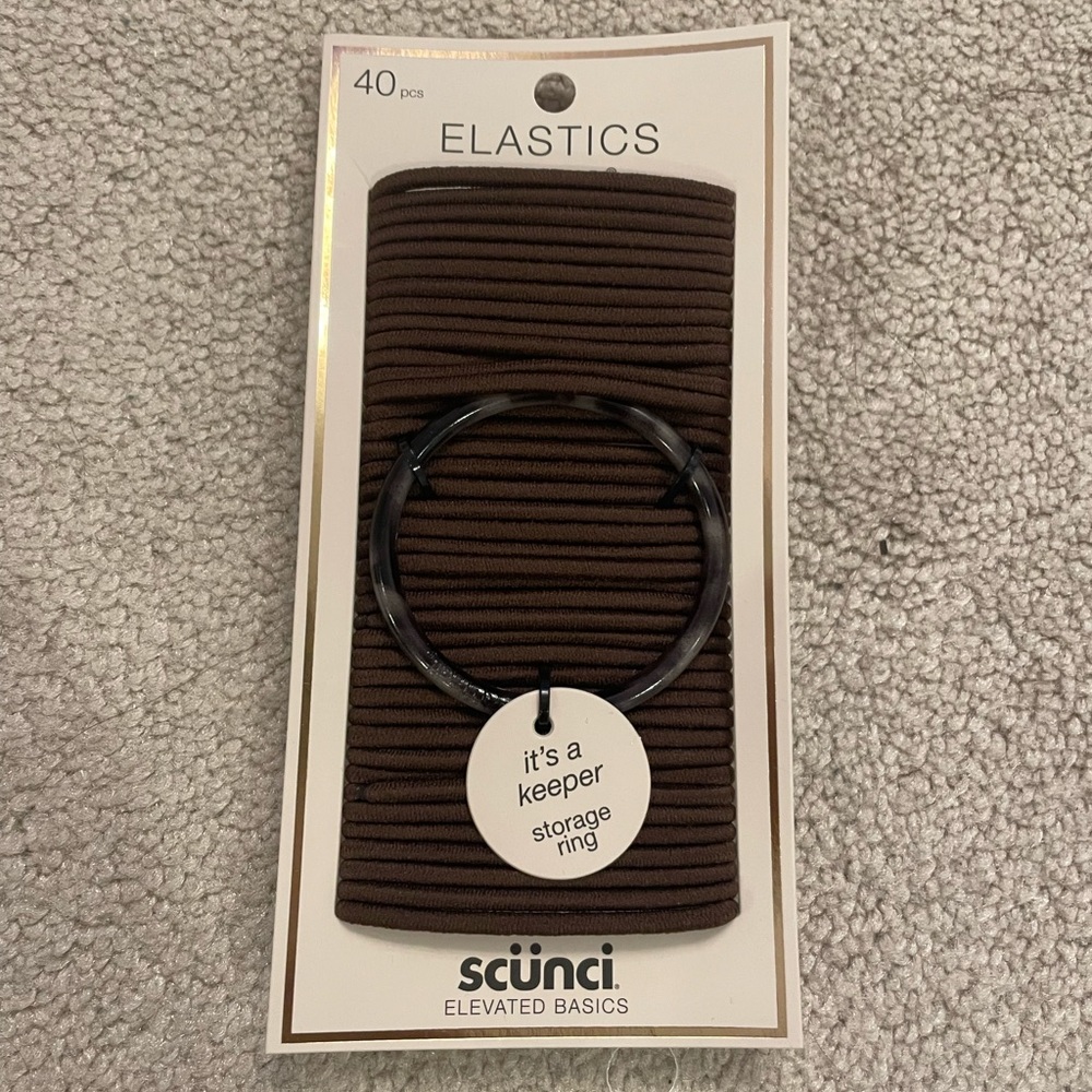 Scunci brown elastics  no damage 40 pcs